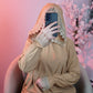 Abaya de prière avec bonnet intégré
