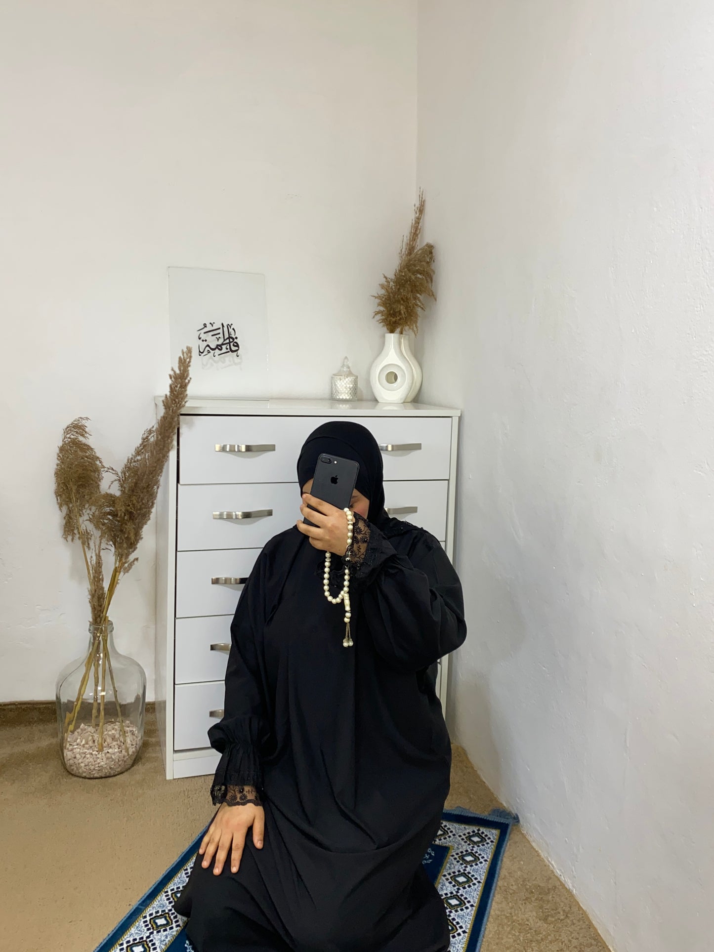 Abaya de prière avec bonnet intégré
