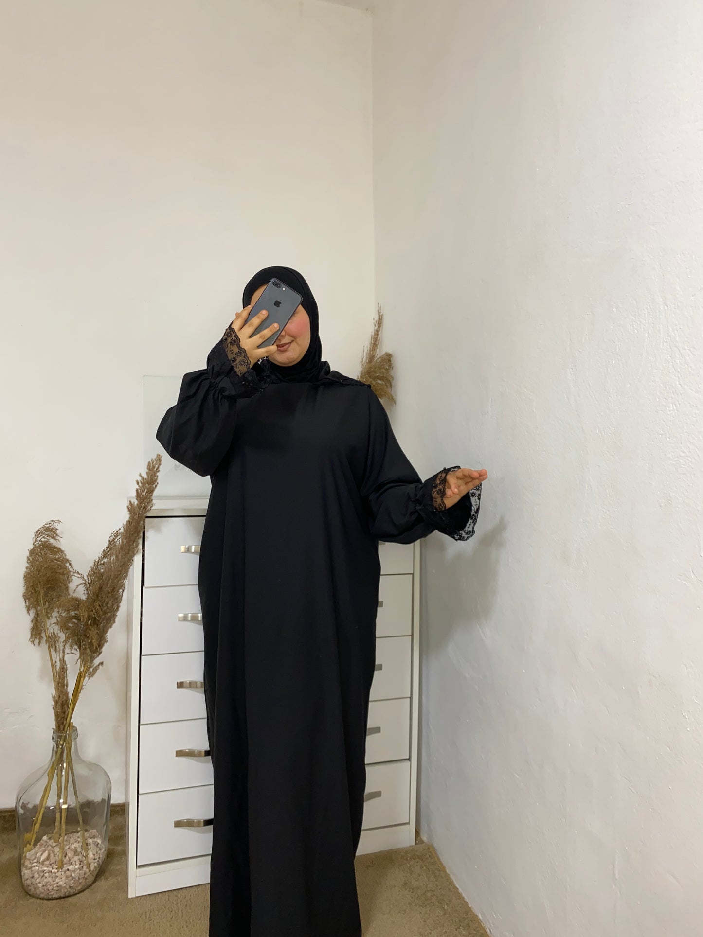 Abaya de prière avec bonnet intégré