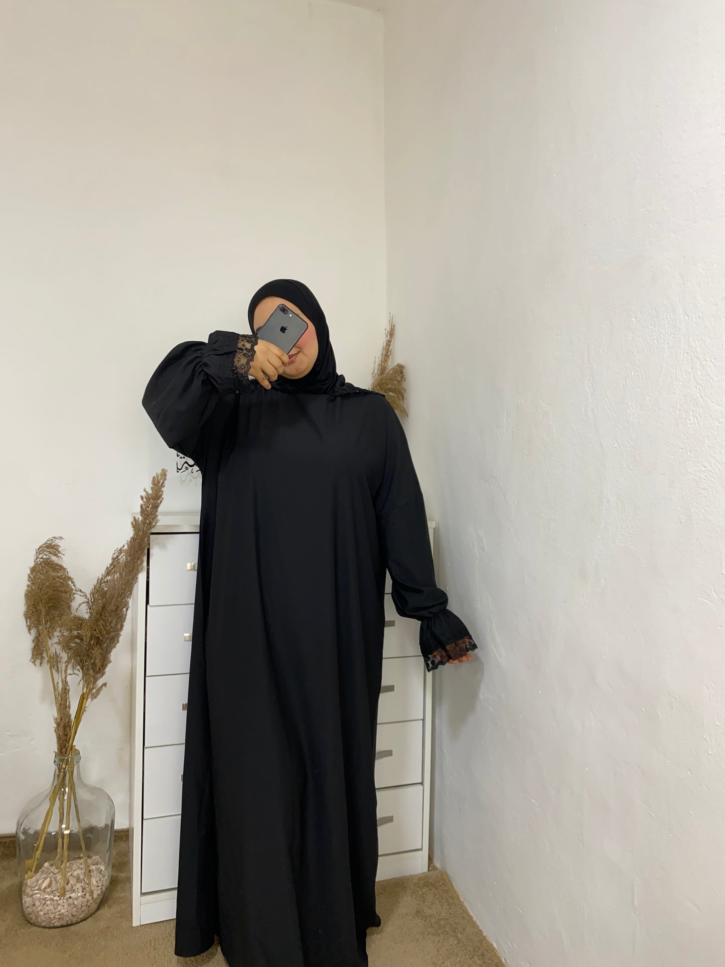 Abaya de prière avec bonnet intégré
