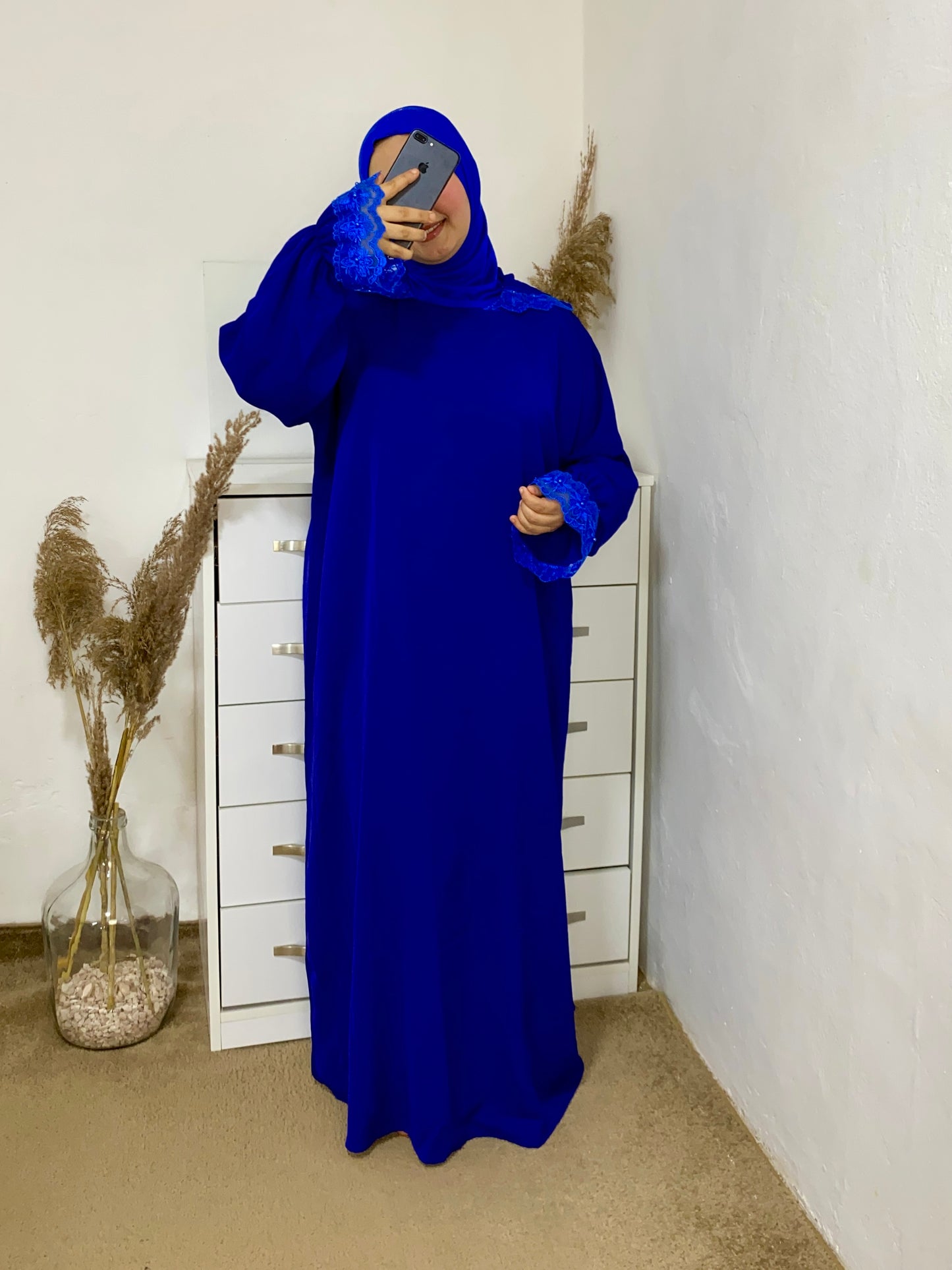 Abaya de prière avec bonnet intégré