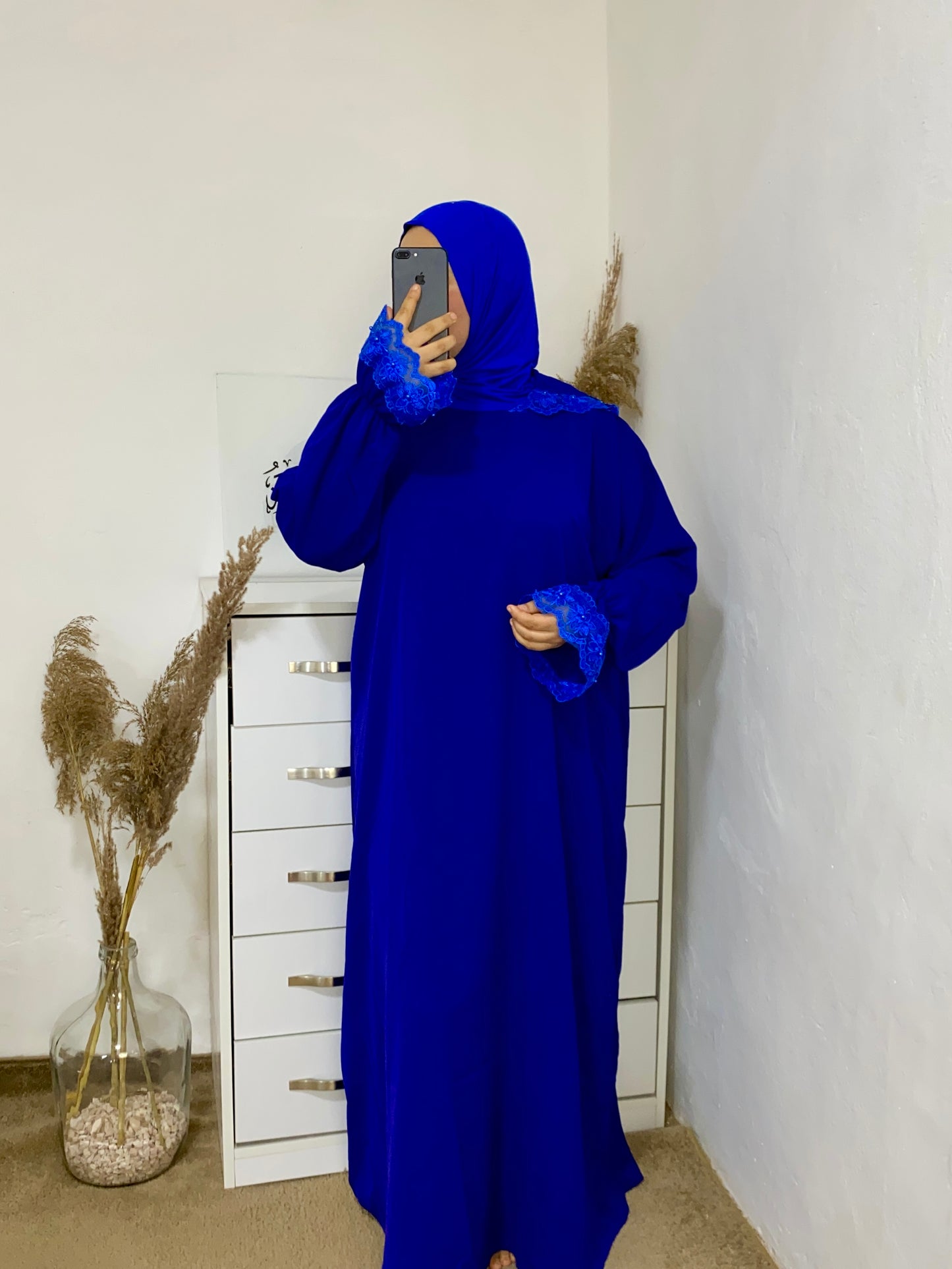 Abaya de prière avec bonnet intégré