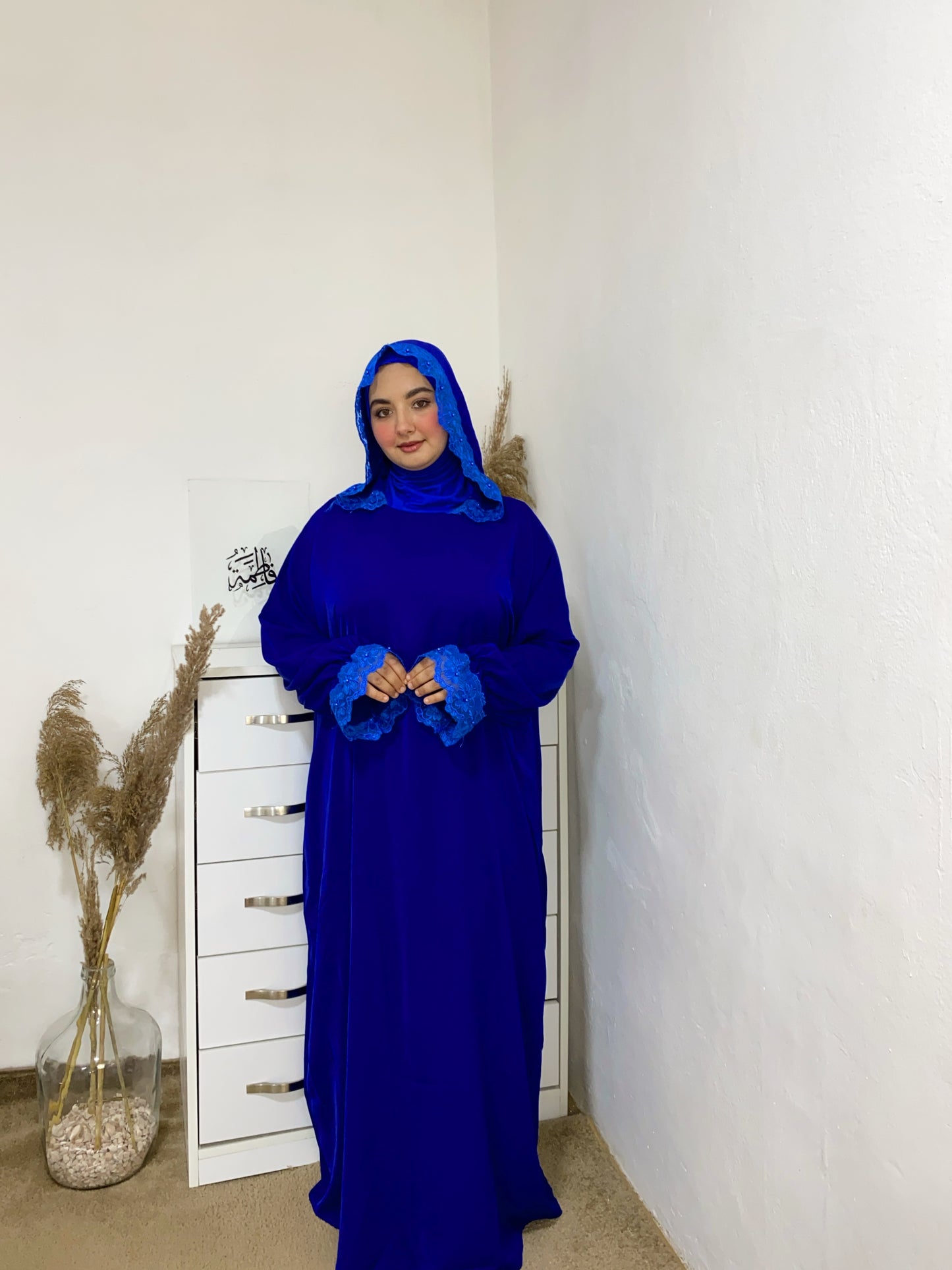 Abaya de prière avec bonnet intégré