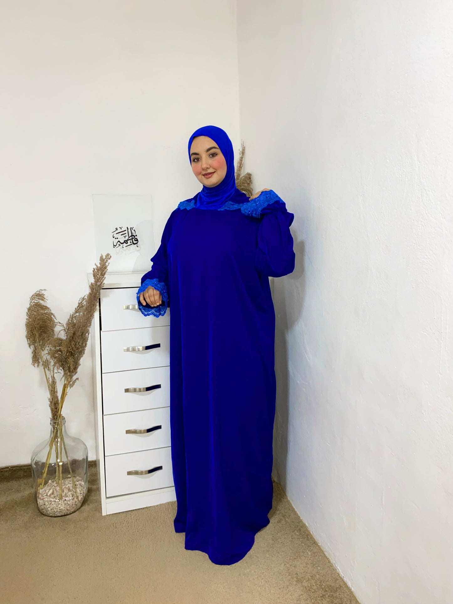 Abaya de prière avec bonnet intégré