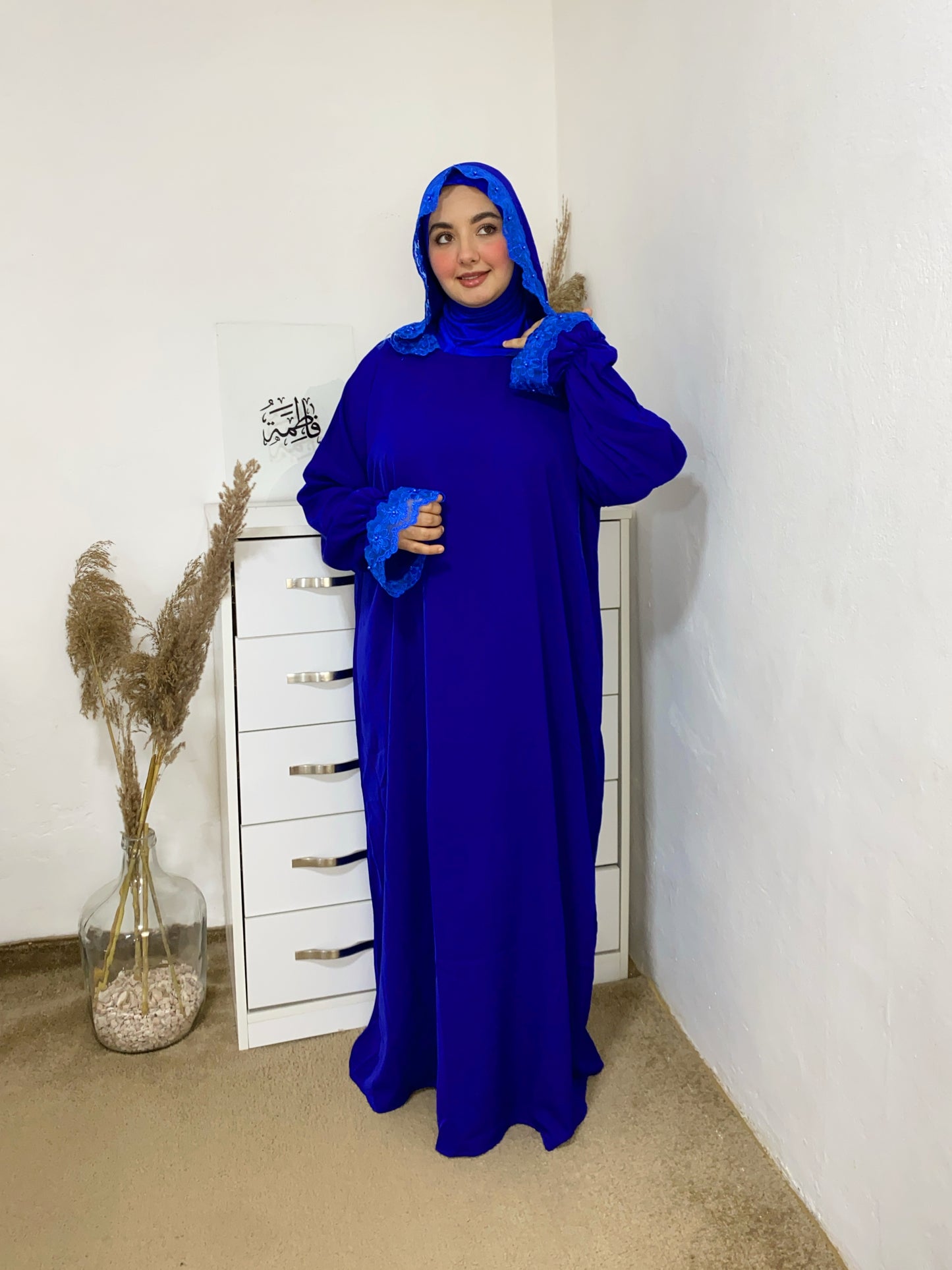 Abaya de prière avec bonnet intégré