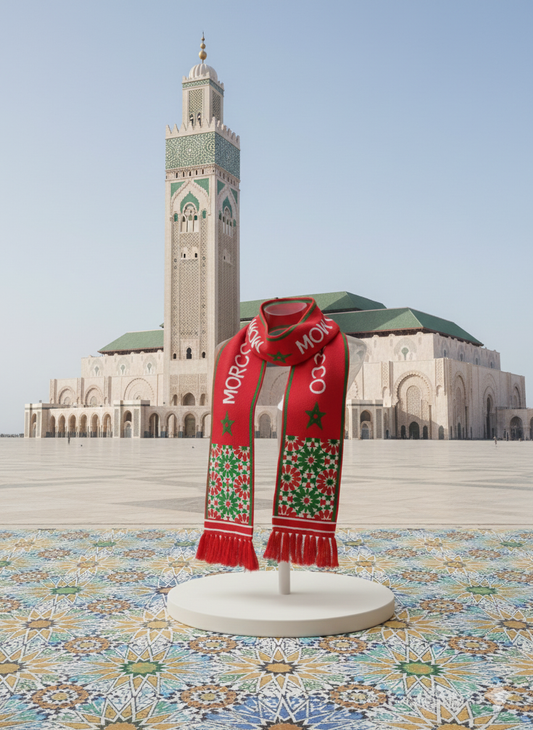 Écharpe Officielle Maroc – CAN 2025