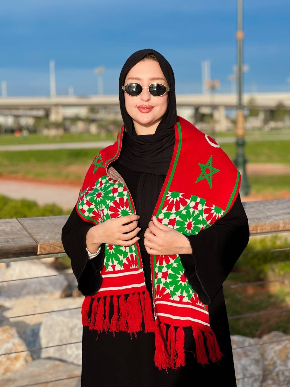 Écharpe Officielle Maroc – CAN 2025