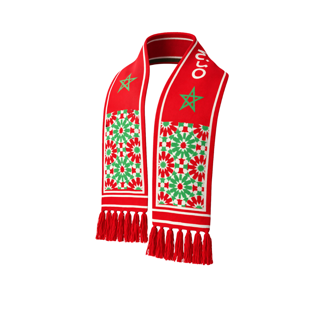 Écharpe Officielle Maroc – CAN 2025