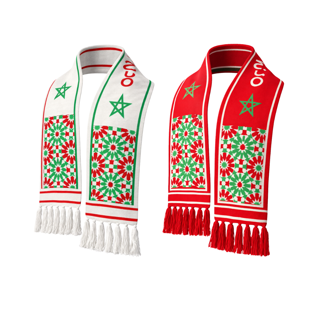 Écharpe Officielle Maroc – CAN 2025