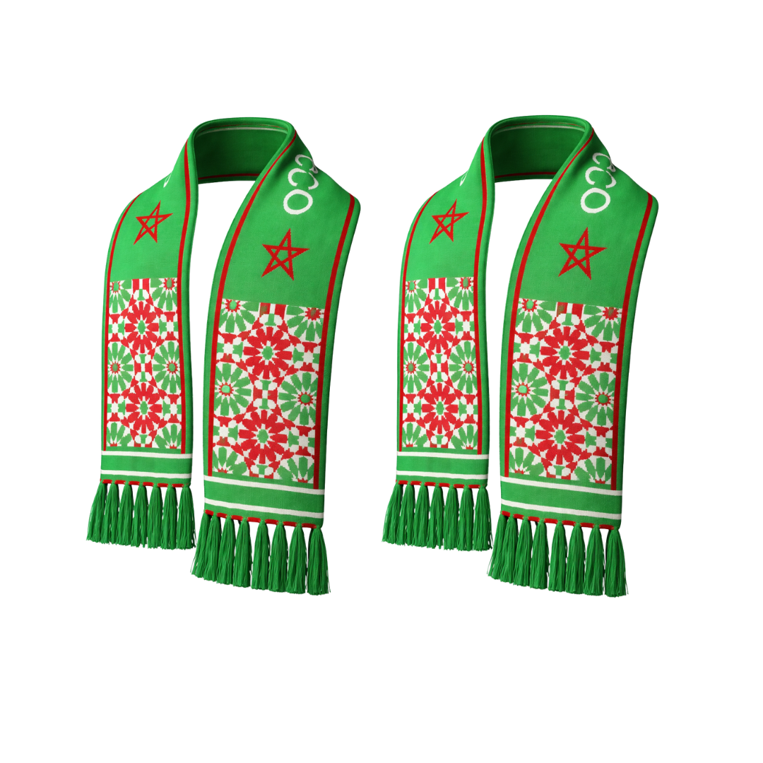 Écharpe Officielle Maroc – CAN 2025
