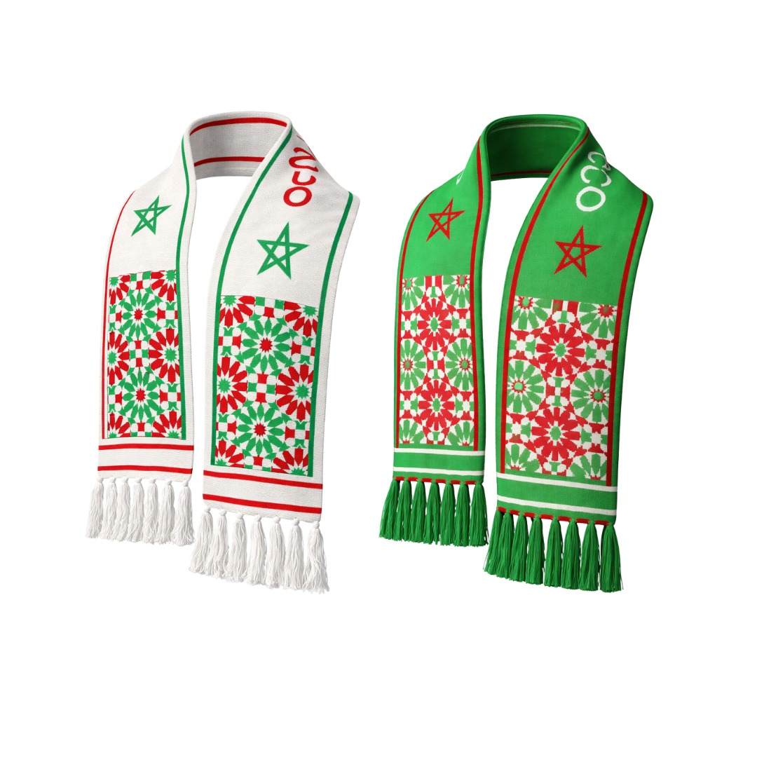 Écharpe Officielle Maroc – CAN 2025