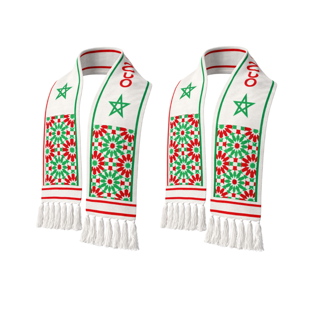 Écharpe Officielle Maroc – CAN 2025