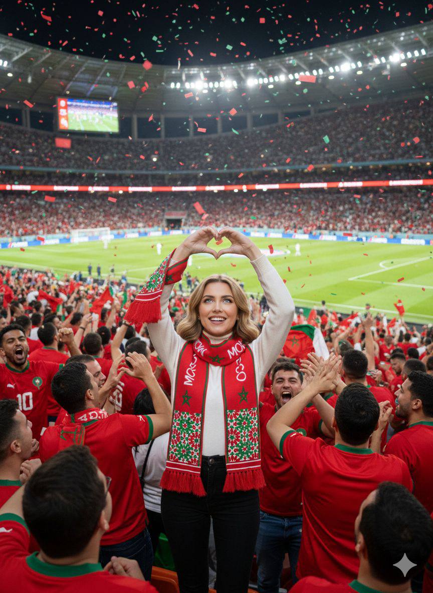 Écharpe Officielle Maroc – CAN 2025