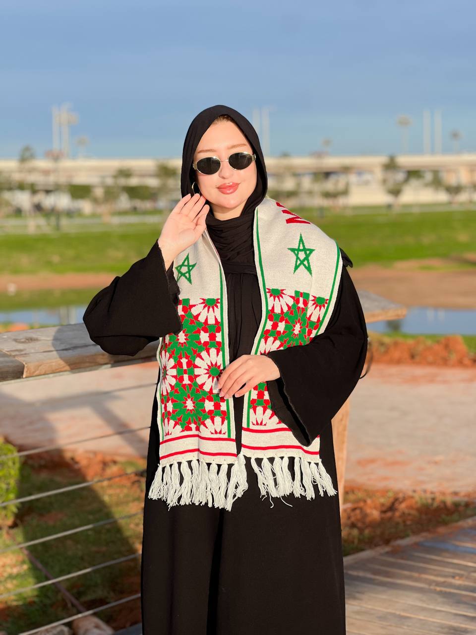 Écharpe Officielle Maroc – CAN 2025